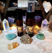 Load image into Gallery viewer, Money Magick Candle, Spray &amp; Roller Oil Set | Abundance, Prosperity &amp; Wealth Blessings Ritual Manifestation