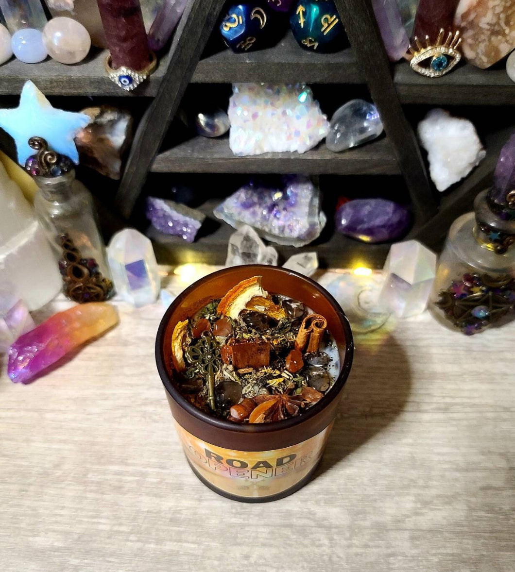 Road Opener Candle, Spray & Roller Oil Set | Remove Blockages, Open Paths, Success, Opportunities, Spiritual Cleansing
